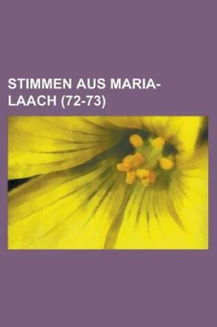 Cover of Stimmen Aus Maria-Laach (72-73)