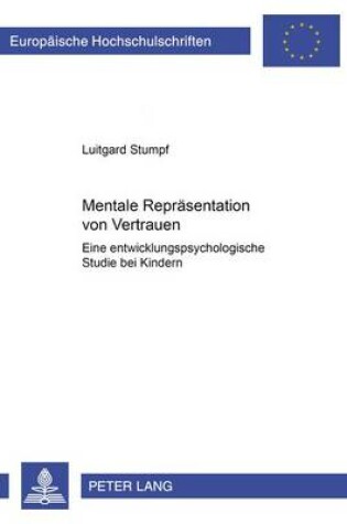 Cover of Mentale Repraesentation Von Vertrauen