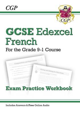 Cover of GCSE French Edexcel Exam Practice Workbook - for the Grade 9-1 Course (includes Answers)