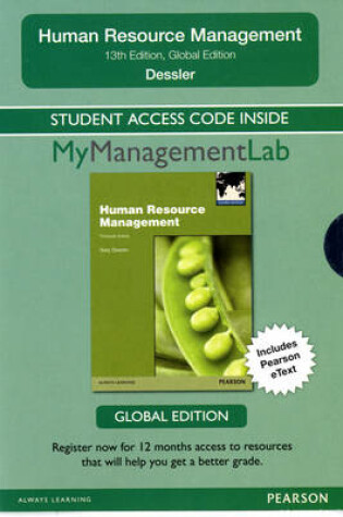 Cover of Access Card for Human Resource Management: Global Edition