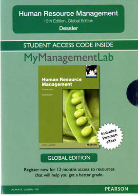 Book cover for Access Card for Human Resource Management: Global Edition