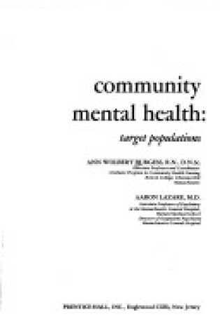 Cover of Community Mental Health