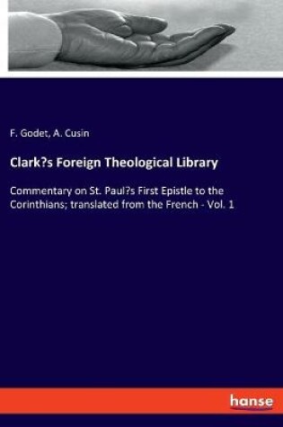 Cover of Clark's Foreign Theological Library