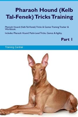 Book cover for Pharaoh Hound (Kelb Tal-Fenek) Tricks Training Pharaoh Hound Tricks & Games Training Tracker & Workbook. Includes