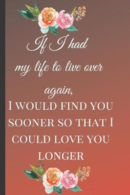 Book cover for If I had my life to live over again