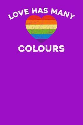 Book cover for Love has many colours