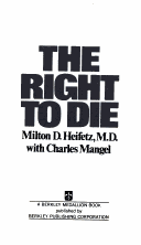 Book cover for The Right to Die