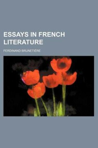 Cover of Essays in French Literature