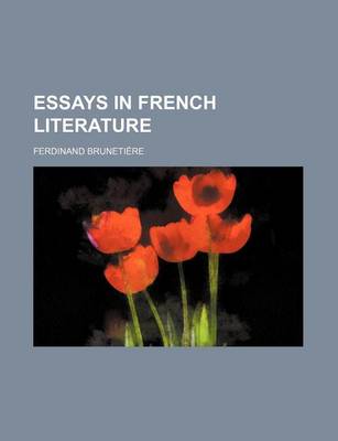 Book cover for Essays in French Literature