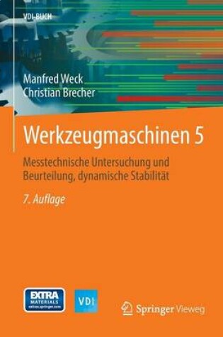 Cover of Werkzeugmaschinen 5