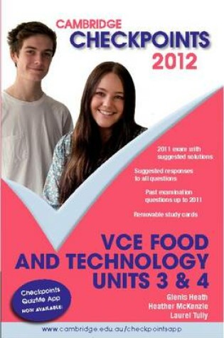 Cover of Cambridge Checkpoints VCE Food and Technology Units 3 and 4 2012