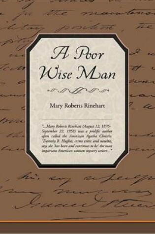 Cover of A Poor Wise Man (eBook)