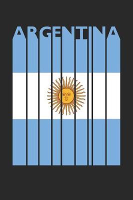 Book cover for Vintage Argentina Notebook - Retro Argentina Planner - Argentine Flag Diary - Argentina Travel Journal