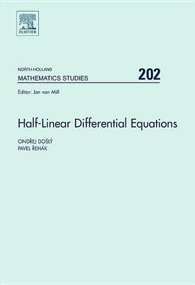 Cover of Half-Linear Differential Equations