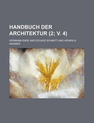 Book cover for Handbuch Der Architektur (2; V. 4)