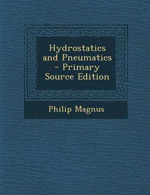 Book cover for Hydrostatics and Pneumatics