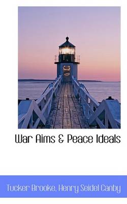 Book cover for War Aims a Peace Ideals