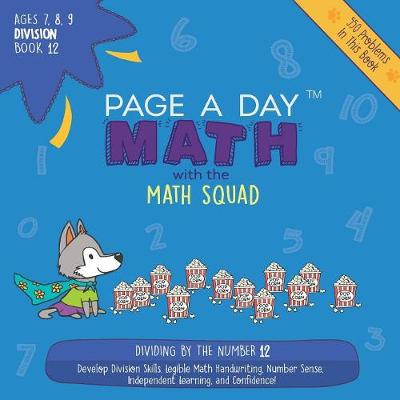 Book cover for Page a Day Math Division Book 12