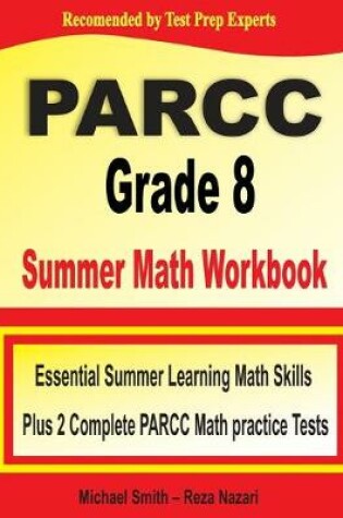 Cover of PARCC Grade 8 Summer Math Workbook