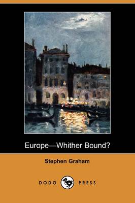 Book cover for Europe-Whither Bound? (Dodo Press)