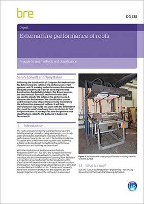 Cover of External Fire Performance of Roofs: A Guide to Test Methods and Classification