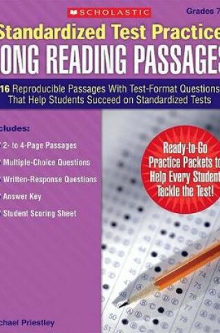 Cover of Standardized Test Practice: Long Reading Passages: Grades 7-8