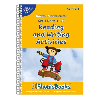 Cover of Phonic Books Dandelion Readers Reading and Writing Activities Set 1 Units 1-10