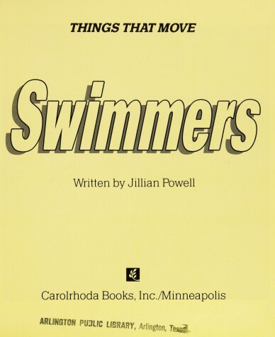 Book cover for Swimmers