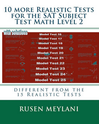 Book cover for 10 more Realistic Tests for the SAT Subject Test Math Level 2