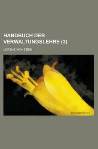 Cover of Handbuch Der Verwaltungslehre (3)