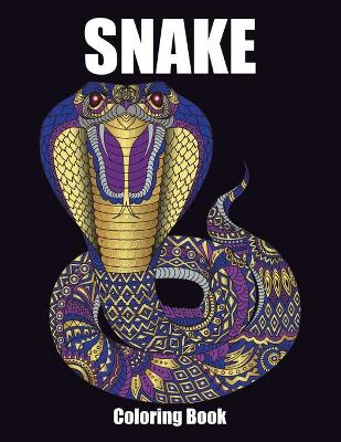 Book cover for Snake Coloring Book