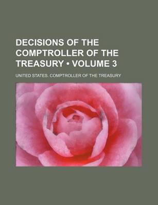 Book cover for Decisions of the Comptroller of the Treasury (Volume 3)