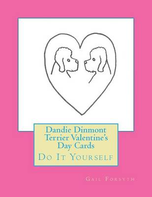 Book cover for Dandie Dinmont Terrier Valentine's Day Cards