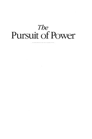 Cover of The Pursuit of Power