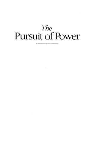 Book cover for The Pursuit of Power