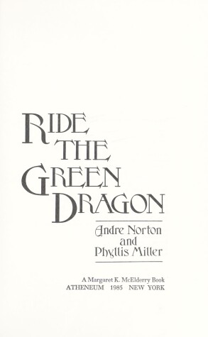 Book cover for Ride the Green Dragon