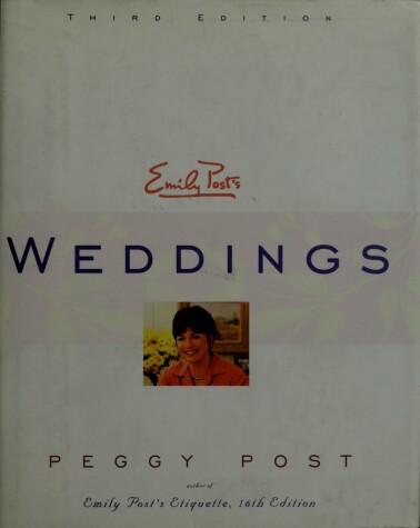 Book cover for Emily Post's Weddings