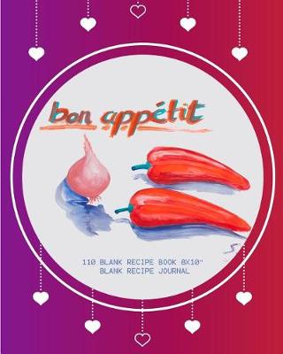 Book cover for Bon Appetit Recipes Journal