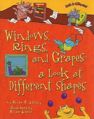 Book cover for Windows, Rings, and Grapes -- A Look at Different Shapes