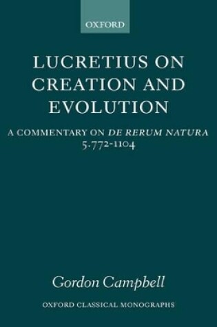 Cover of Lucretius on Creation and Evolution