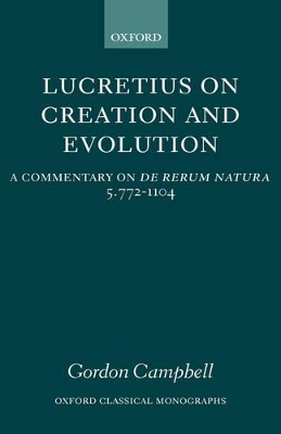 Book cover for Lucretius on Creation and Evolution