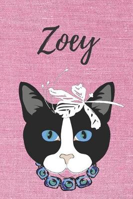 Book cover for Zoey Katzen-Malbuch / Notizbuch / Tagebuch