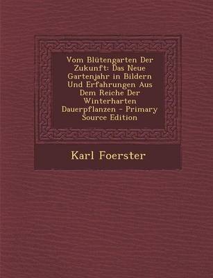 Book cover for Vom Blutengarten Der Zukunft