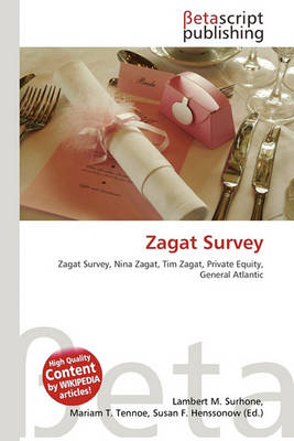 Cover of Zagat Survey