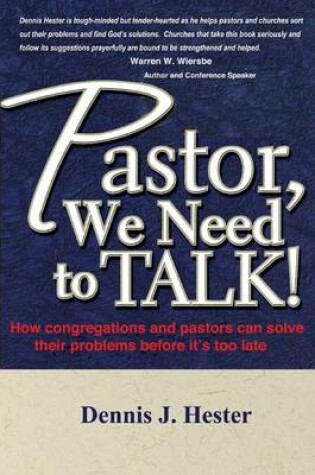 Cover of Pastor, We Need to Talk