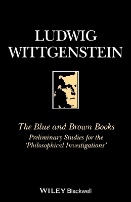 Book cover for The Blue and Brown Books