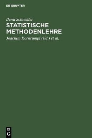 Cover of Statistische Methodenlehre