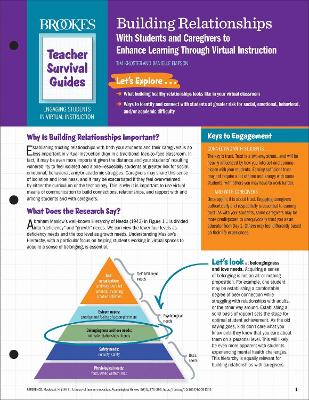 Cover of Building Relationships with Students and Caregivers to Enhance Learning Through Virtual Instruction