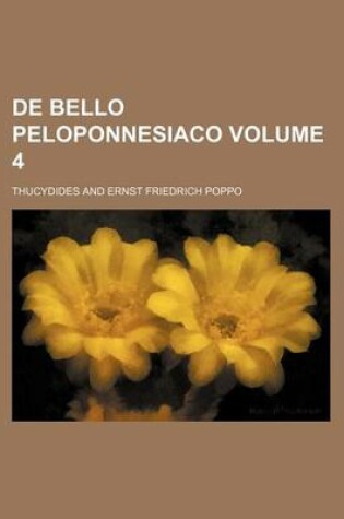 Cover of de Bello Peloponnesiaco Volume 4