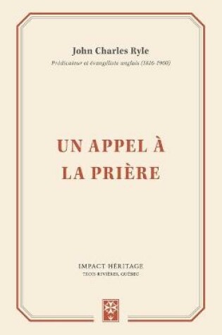 Cover of Un appel a la priere